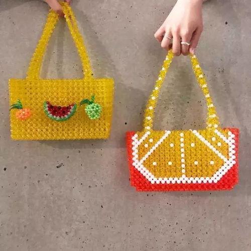 手工穿珠子成人包包视频,手工穿珠打造个性包包教程