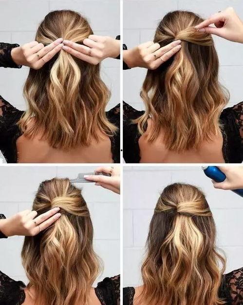 成人披发编发合唱视频大全,跟随视频学习百变发型